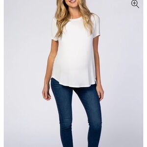 PinkBlush Navy Blue Skinny Maternity Jeans